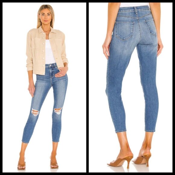 💕L'AGENCE💕 Margot High Rise Skinny Jeans ~ Syracuse Blue 28 NWT - Picture 2 of 12